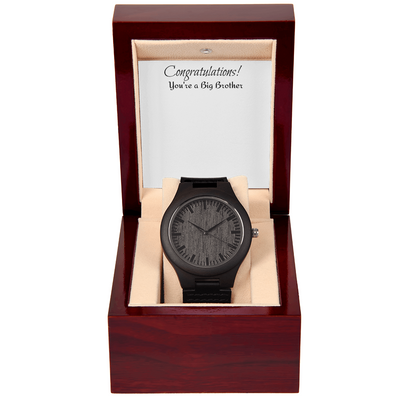 This wooden watch is a great gift giver for birthdays, anniversaries or just because you will love it ShineOn Fulfillment