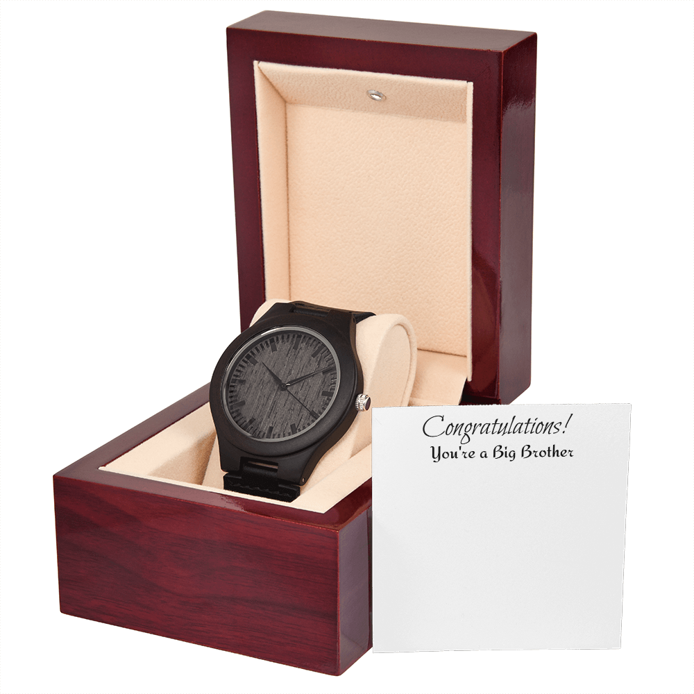 This wooden watch is a great gift giver for birthdays, anniversaries or just because you will love it ShineOn Fulfillment